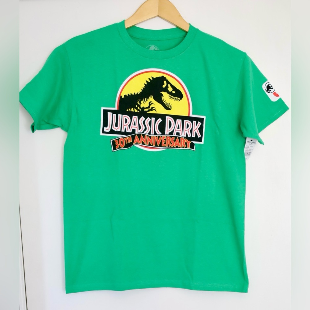 Jurassic Park 30th Anniversary Kids T-Shirt - Universal Studios Brand New